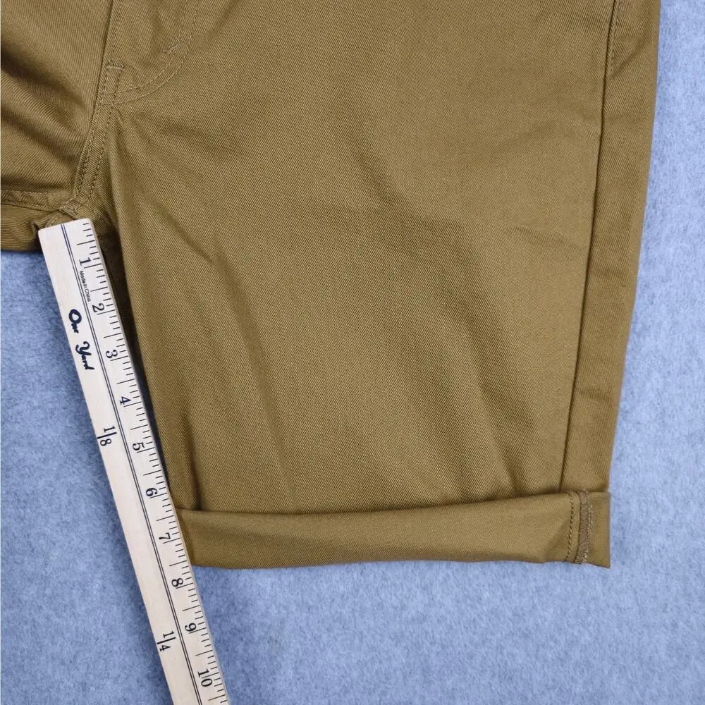 NWT Levi's 511 Mens Size 40 Tan Cut Off Slim Shorts